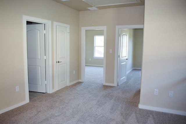 3303 Elija St Unit A & B, Austin, TX 78745 - unfurnished room featuring attic access and carpet