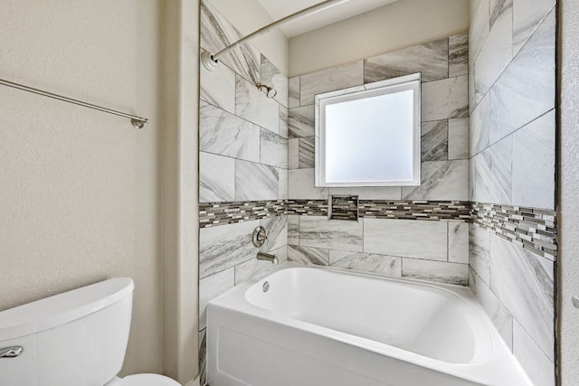 3303 Elija St Unit A & B, Austin, TX 78745 - full bathroom with toilet and shower / tub combination
