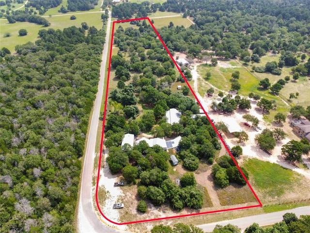 208 Old Potato Rd, Paige, TX 78659 - view of property location with property parcel outlined