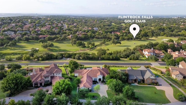 3810 Pawnee Pass, Austin, TX 78738 - aerial view of residential area with a local golf course