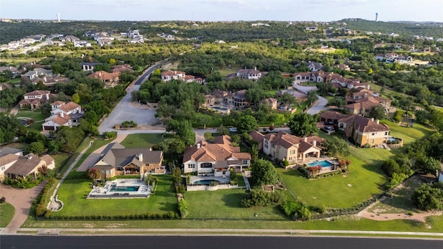 3810 Pawnee Pass, Austin, TX 78738 - aerial view of property and surrounding area featuring nearby suburban area