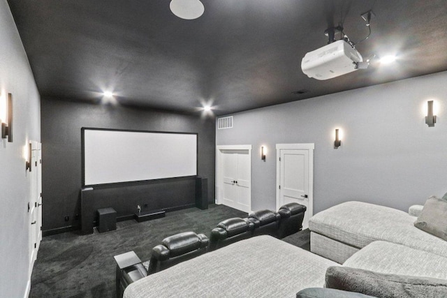 169 Tall Forest Dr, Bastrop, TX 78602 - cinema room with carpet and baseboards
