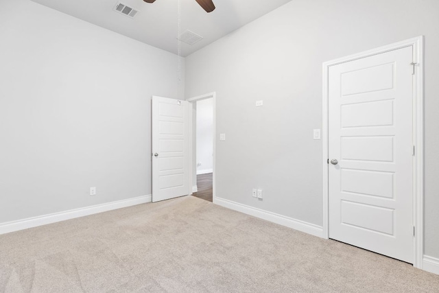 3604 Mercer Rd, Georgetown, TX 78628 - unfurnished bedroom featuring carpet and a ceiling fan