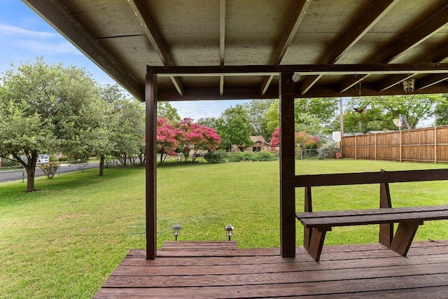 2403 N Shields Dr, Austin, TX 78727 - view of wooden deck