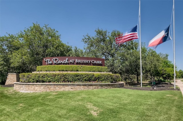 3914 Remington Rd, Cedar Park, TX 78613 - community / neighborhood sign with a lawn