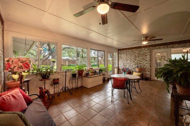 507 Flamingo Cir, Marble Falls, TX 78654 - sunroom / solarium with tile patterned floors