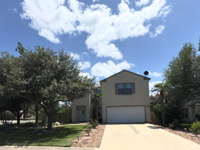 551 Abundance Ln, Kyle, TX 78640 - view of front of house with an attached garage and concrete driveway