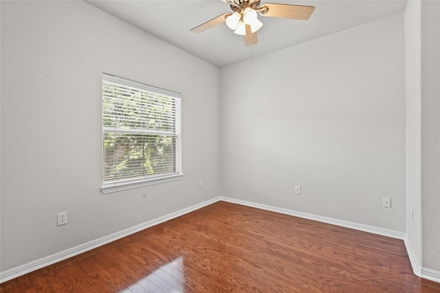 1115 Kinney Ave Unit 6, Austin, TX 78704 - unfurnished room with wood finished floors and ceiling fan