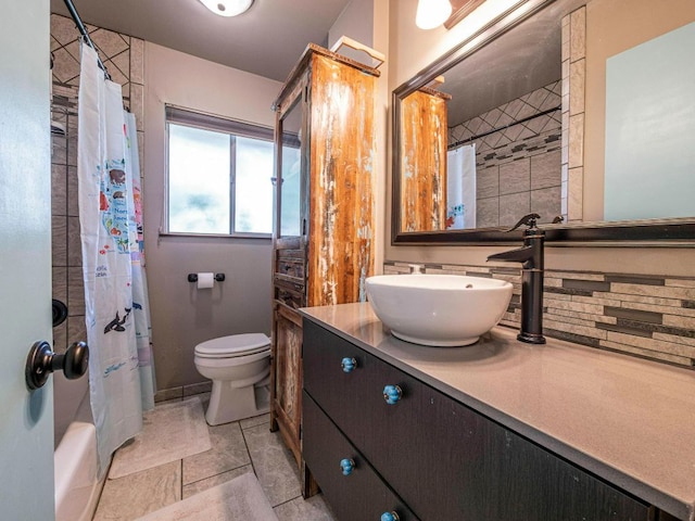 6801 Bryn Mawr Dr, Austin, TX 78723 - bathroom featuring vanity and shower / bath combination with curtain