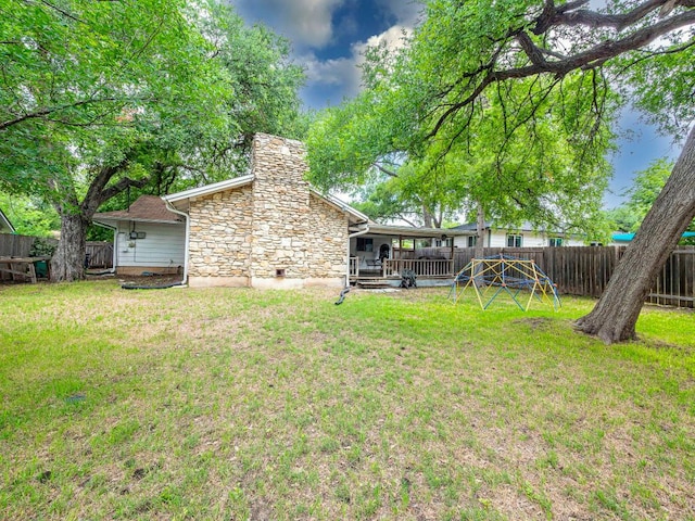 6801 Bryn Mawr Dr, Austin, TX 78723 - view of fenced backyard
