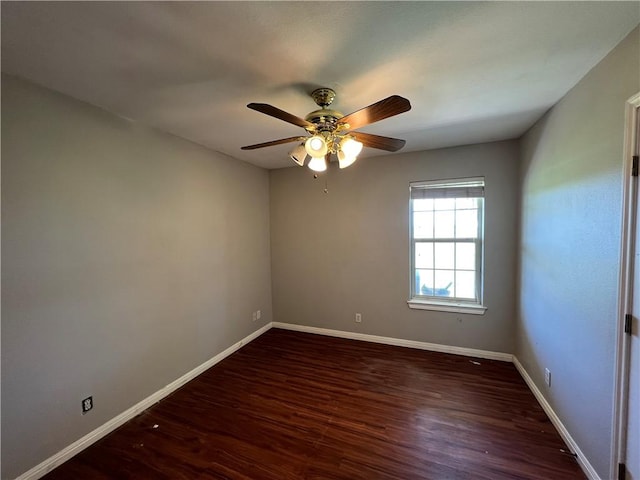 2120 Fm 1704, Elgin, TX 78621 - empty room featuring ceiling fan and dark wood-style flooring