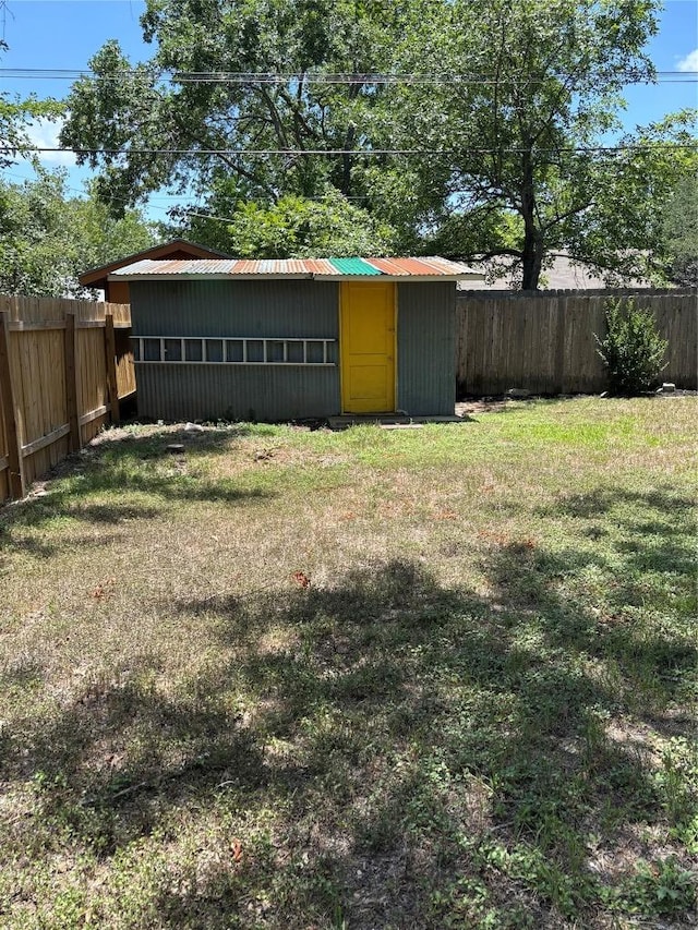 3205 Whites Dr, Austin, TX 78735 - fenced backyard with a storage shed