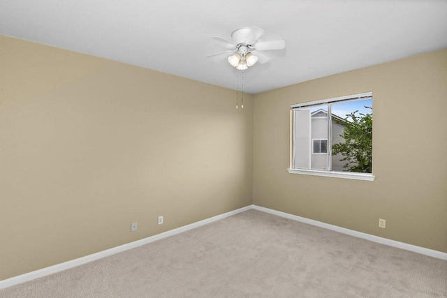 906 Pecos Cv, Leander, TX 78641 - unfurnished room with light carpet and a ceiling fan