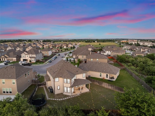 101 Crimson Ln, Kyle, TX 78640 - aerial view at dusk of a residential view