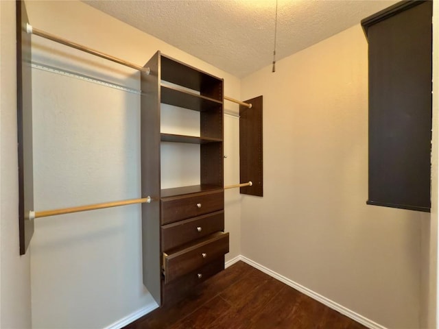 6400 Jennings Dr, Austin, TX 78727 - spacious closet featuring dark wood finished floors