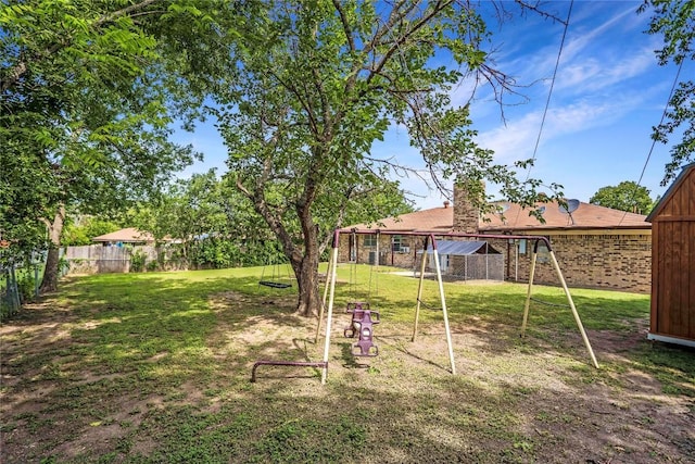 906 Lynn Ln, Copperas Cove, TX 76522 - view of yard featuring a playground