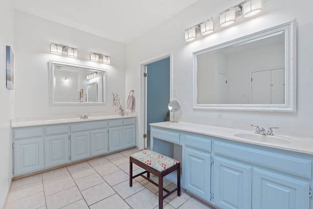 6302 Gato Path, Austin, TX 78731 - full bath featuring vanity and tile patterned floors