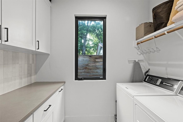 2605 Diaz St, Austin, TX 78702 - laundry area featuring cabinet space and washer and dryer