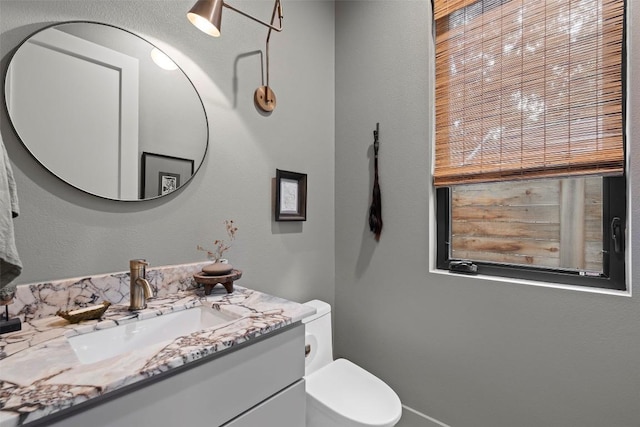 2605 Diaz St, Austin, TX 78702 - half bathroom with vanity and toilet