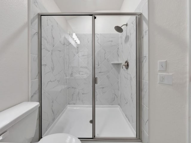 12416 Anthology St, Manor, TX 78653 - bathroom with toilet and a marble finish shower