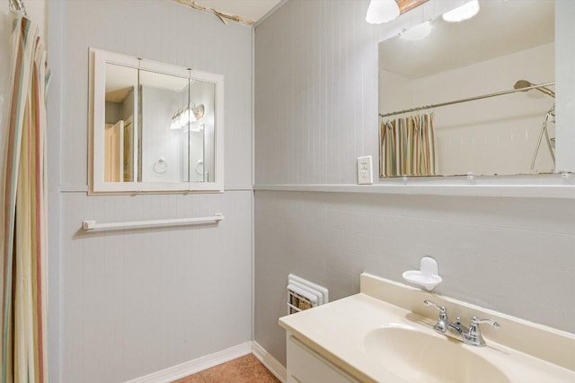 212 W 55th St, Austin, TX 78751 - bathroom featuring vanity and a shower with curtain