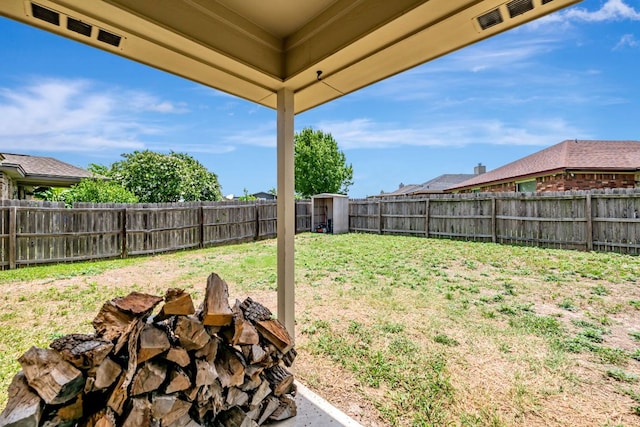4735 Stonehaven Dr, Temple, TX 76502 - fenced backyard with a shed