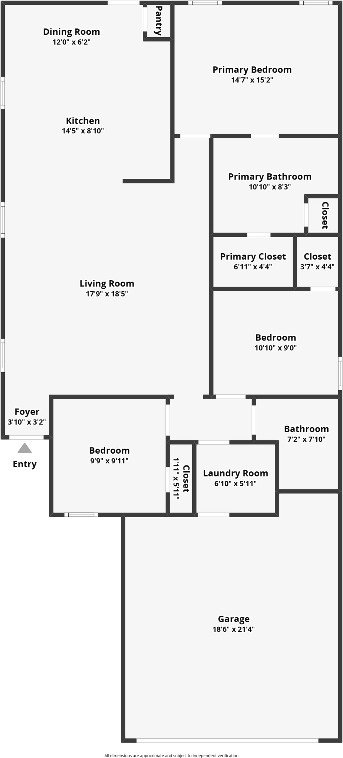 1326 Amy Dr, Kyle, TX 78640 - view of room layout
