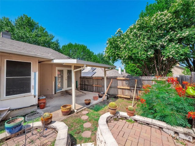 5102 Coppermead Ln, Austin, TX 78754 - fenced backyard featuring a patio area