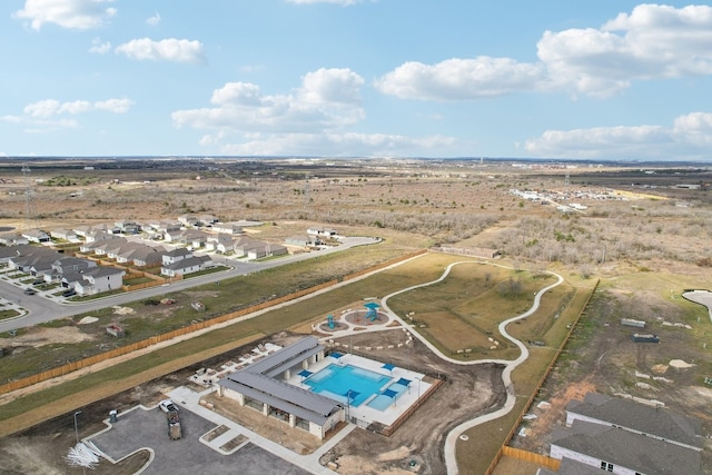 6500 Smarty Jones Ln, Buda, TX 78610 - bird's eye view of a pool area