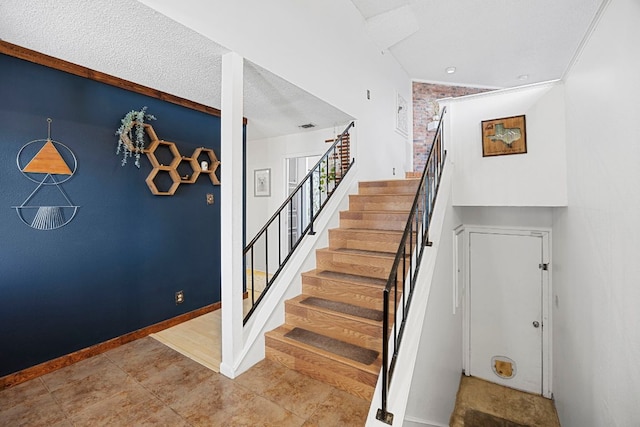 706 Cambridge Dr, Round Rock, TX 78664 - stairs featuring baseboards