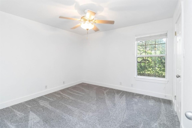 6100 Open Range Trl, Austin, TX 78749 - carpeted empty room featuring baseboards and a ceiling fan