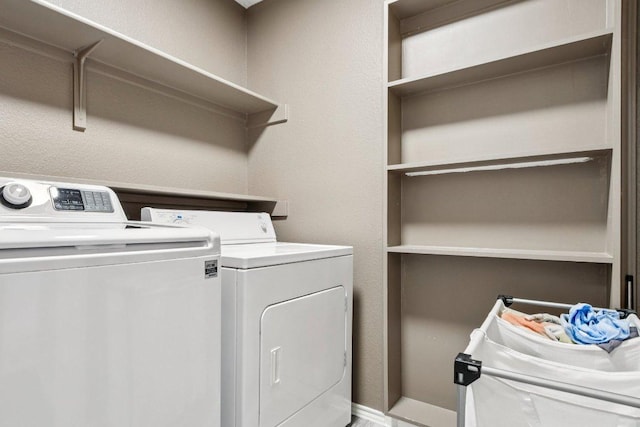 2101 Barnett Dr, Cedar Park, TX 78613 - washroom featuring separate washer and dryer