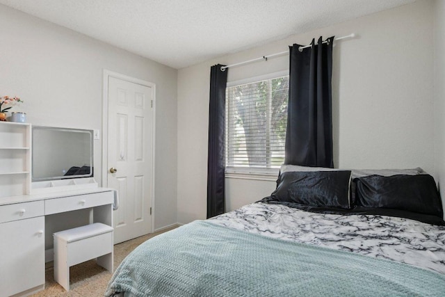 2101 Barnett Dr, Cedar Park, TX 78613 - carpeted bedroom with a textured ceiling