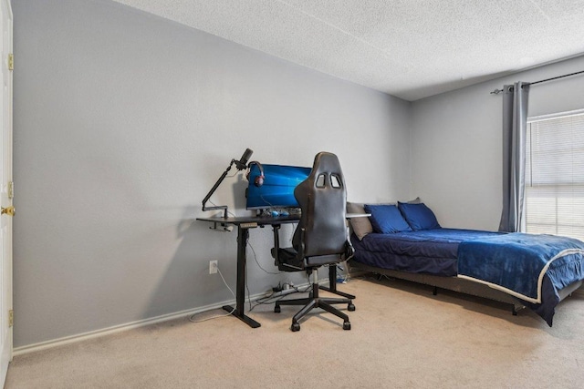 2101 Barnett Dr, Cedar Park, TX 78613 - bedroom featuring carpet flooring and a textured ceiling