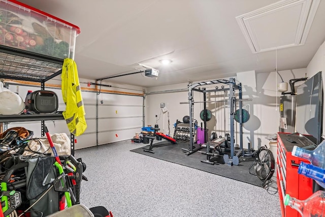 11817 Rush Ln, Elgin, TX 78621 - garage with a garage door opener