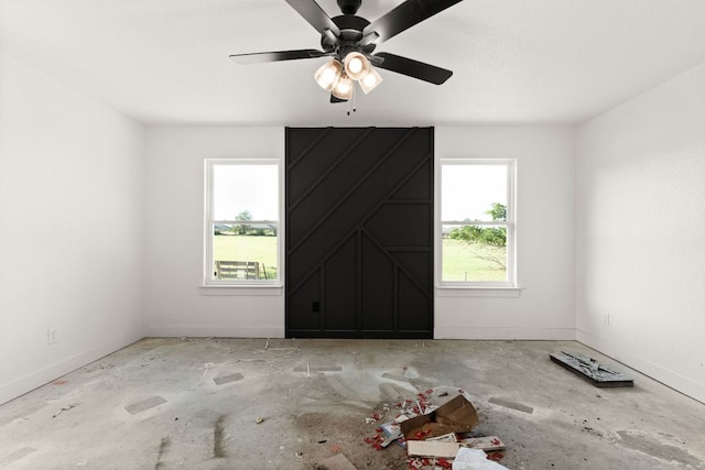 2115 Blackhawk Loop, Belton, TX 76513 - spare room with baseboards and ceiling fan