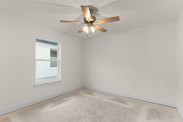 2119 Blackhawk Loop, Belton, TX 76513 - unfurnished room featuring ceiling fan and concrete floors