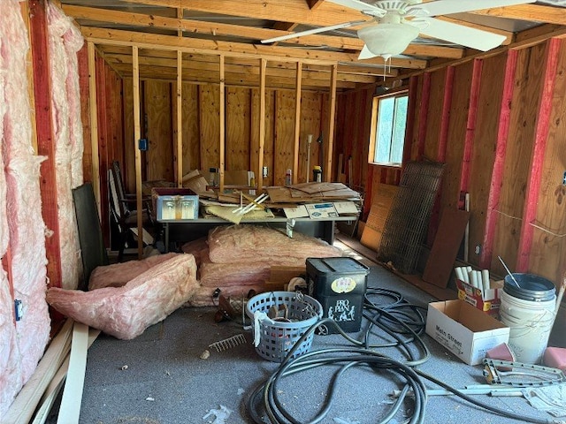 11601 Oak Trl, Austin, TX 78753 - miscellaneous room featuring a ceiling fan