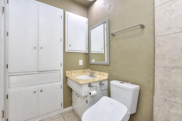 803 Easy Day Cv, Austin, TX 78745 - bathroom with tile patterned flooring and vanity