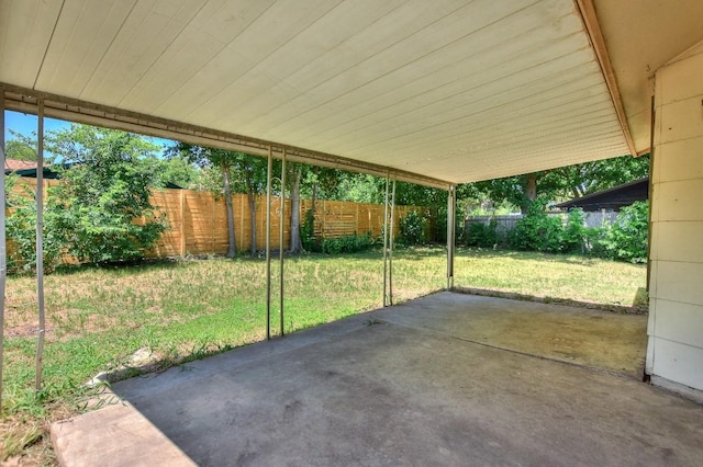 803 Easy Day Cv, Austin, TX 78745 - fenced backyard featuring a patio