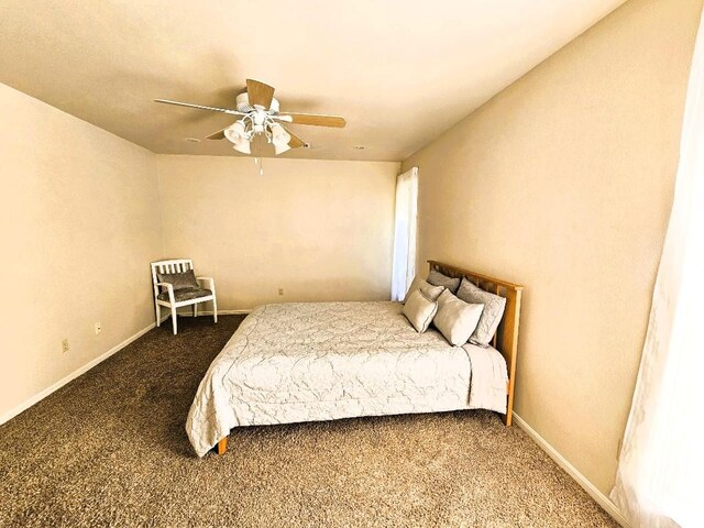 1202 Bowen Ave, Copperas Cove, TX 76522 - carpeted bedroom featuring ceiling fan and baseboards