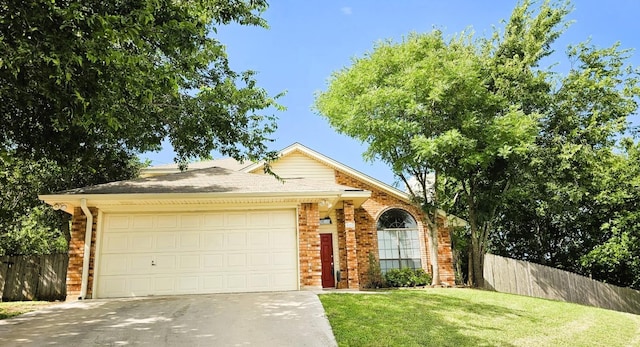 1202 Bowen Ave, Copperas Cove, TX 76522 - view of front of home with brick siding, concrete driveway, and a garage