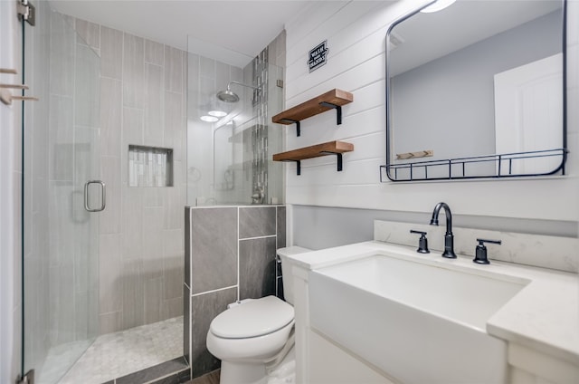3112 Oak Ridge Dr, Horseshoe Bay, TX 78657 - full bath featuring a stall shower and vanity