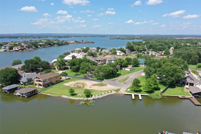3112 Oak Ridge Dr, Horseshoe Bay, TX 78657 - aerial view of residential area with a large body of water