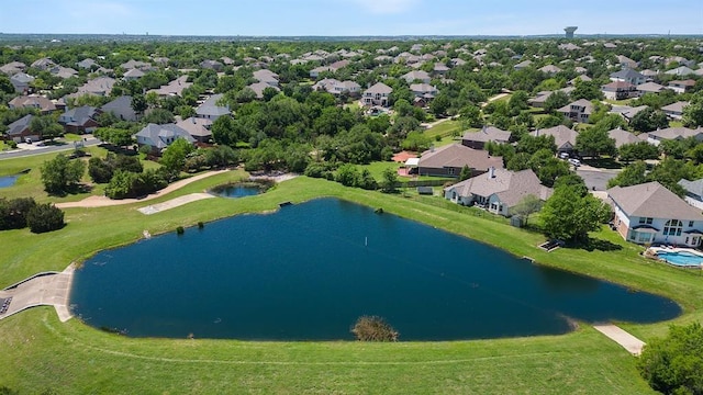 4204 Pasada Ln, Round Rock, TX 78681 - aerial perspective of suburban area with a large body of water