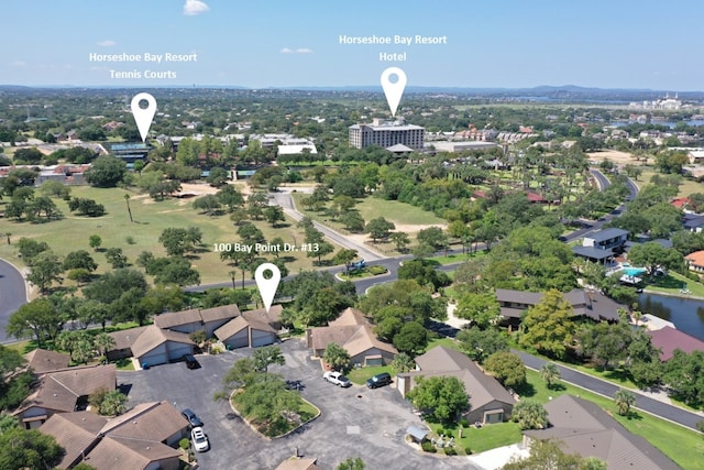 100 Bay Point Dr Unit 13, Horseshoe Bay, TX 78657 - aerial view of residential area