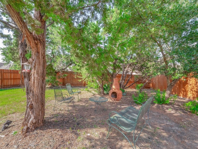 22617 Fountaingrass Ln, Lago Vista, TX 78645 - view of fenced backyard