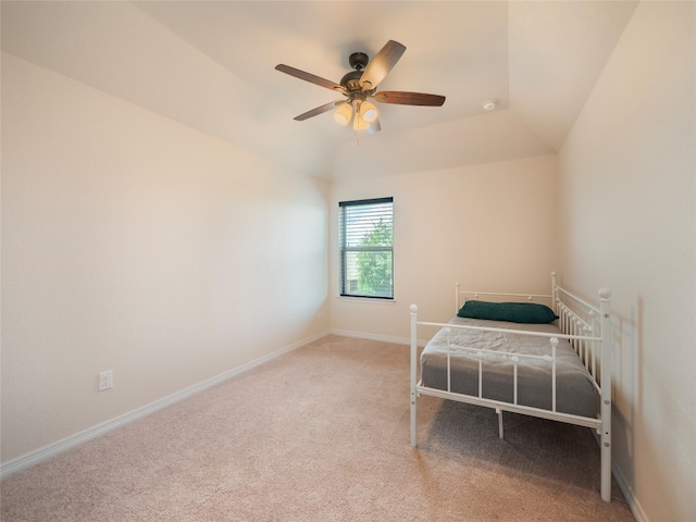 22617 Fountaingrass Ln, Lago Vista, TX 78645 - bedroom with light carpet and a ceiling fan