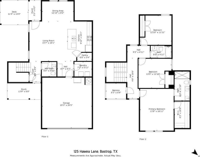 125 Hawea Ln, Bastrop, TX 78602 - view of room layout