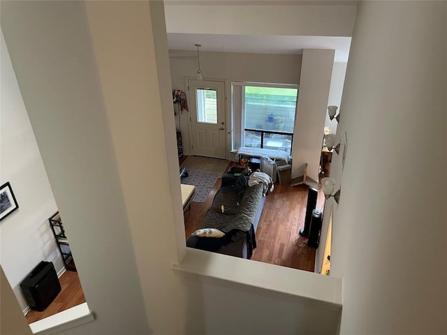 2612 San Pedro St Unit 224, Austin, TX 78705 - hall featuring wood finished floors